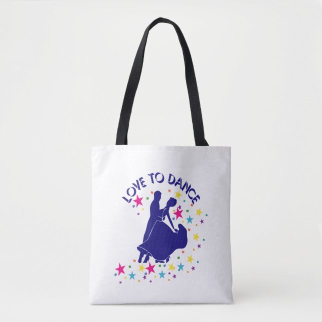 Love to dance tote bag (Front)