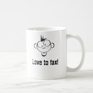 Love to fax! coffee mug