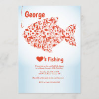 Love to Fish Party Invitation