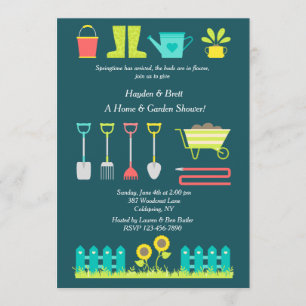 Love To Garden Lawn and Garden Shower Invitation