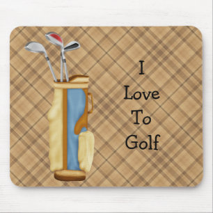 Love to Golf Mouse Mat