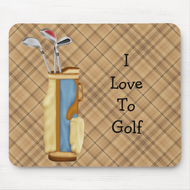 Love to Golf Mouse Mat (Front)