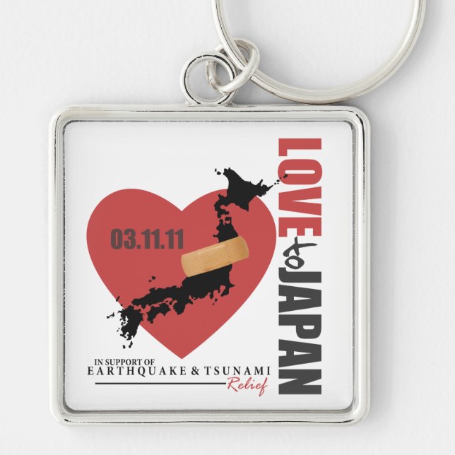 LOVE TO JAPAN KEY RING (Front)