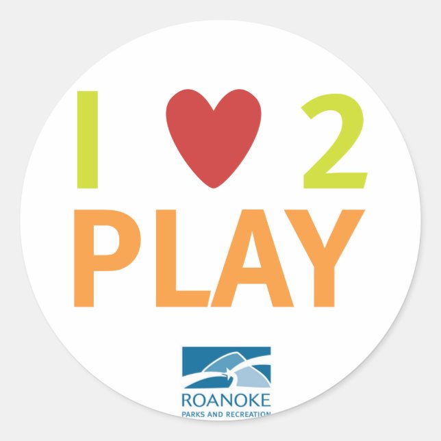 Love to PLAY Sticker (Front)
