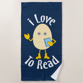Love To Read Beach Towel
