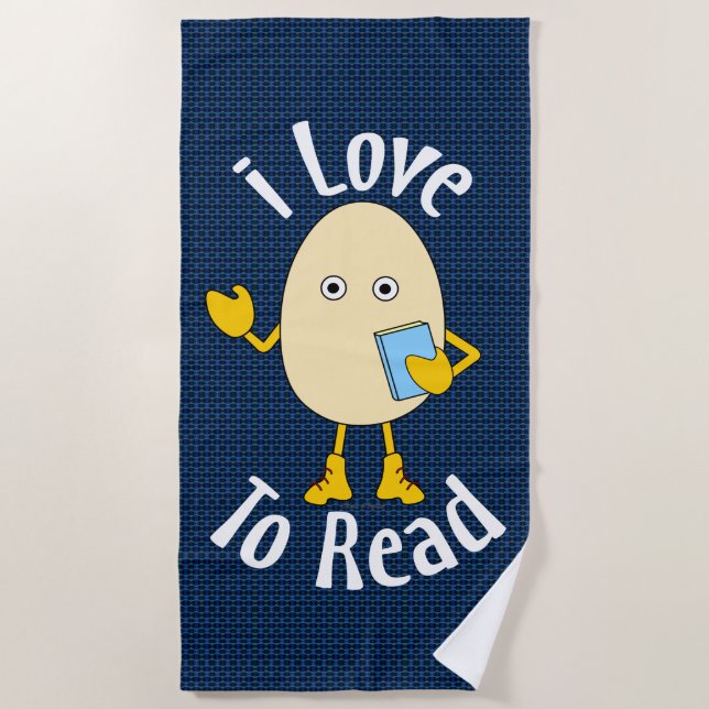 Love To Read Beach Towel (Front)