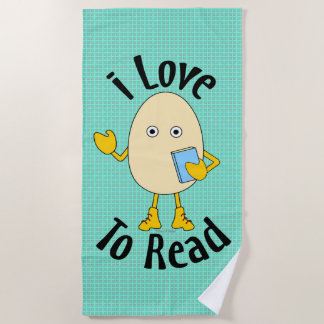 Love To Read Beach Towel