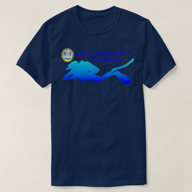 love to scuba dive T-Shirt (Design Front)