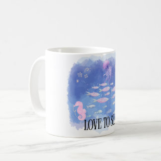 LOVE TO SEA COFFEE MUG