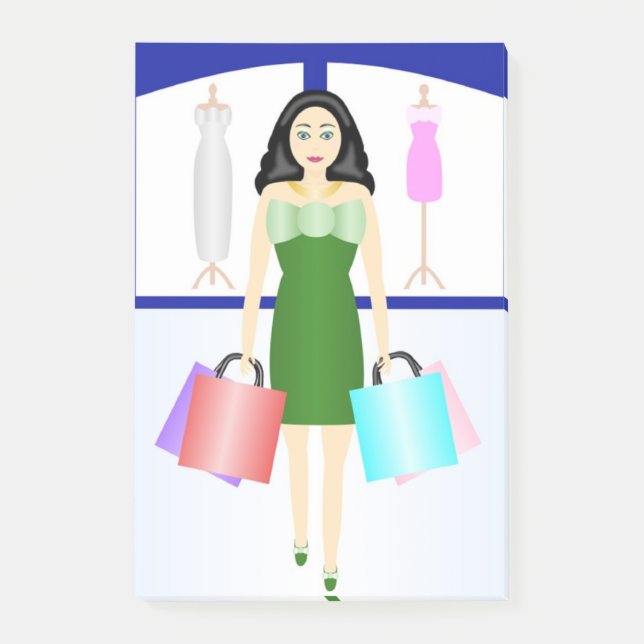 LOVE TO SHOP POST-IT NOTES (Front)