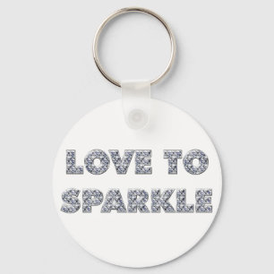 Love To Sparkle Key Ring