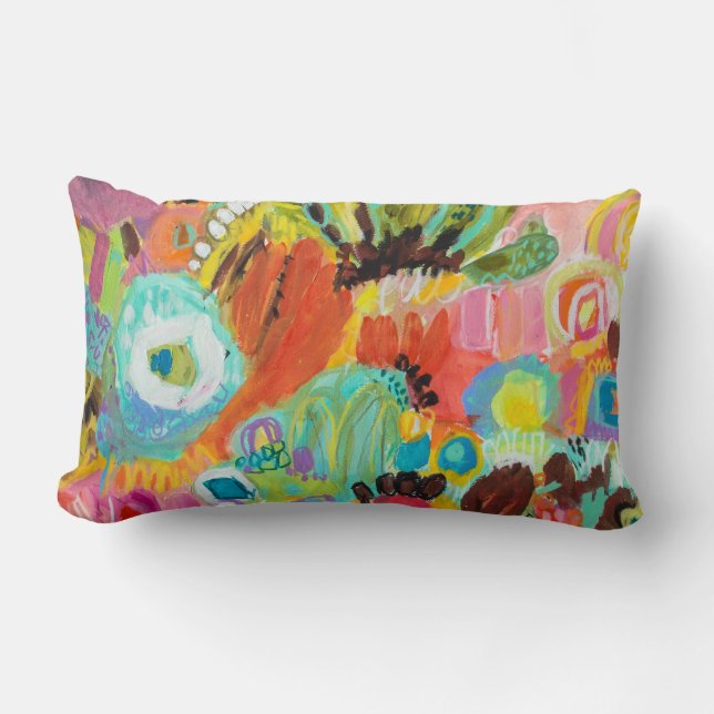 Love to Travel I Lumbar Cushion (Front)