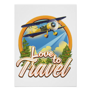 Love to Travel Poster
