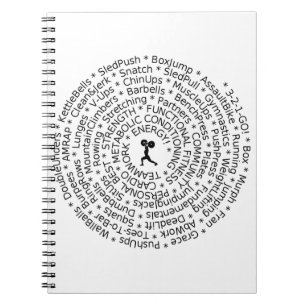 LOVE TO WORKOUT - Crossfit-Inspired Design Notebook