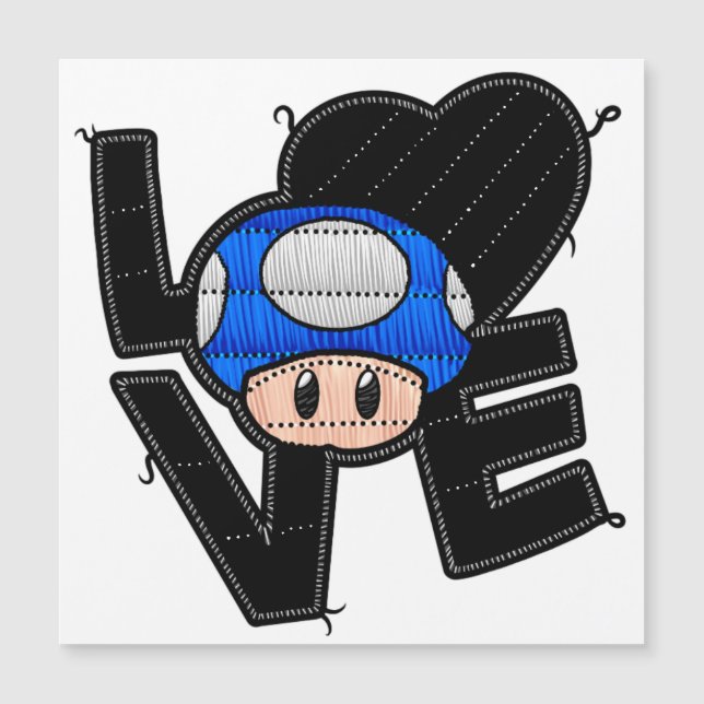 Love Toad - Blue Magnet (Front)