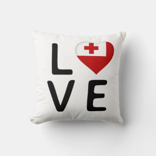 Love - Tonga Flag Cushion
