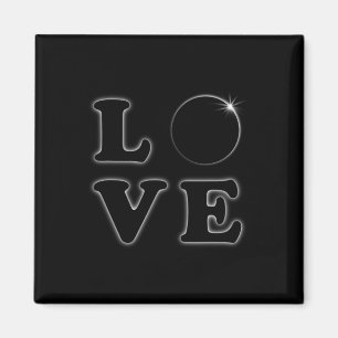 Love Total Solar Eclipse 04 08 2024 Totality  Magnet