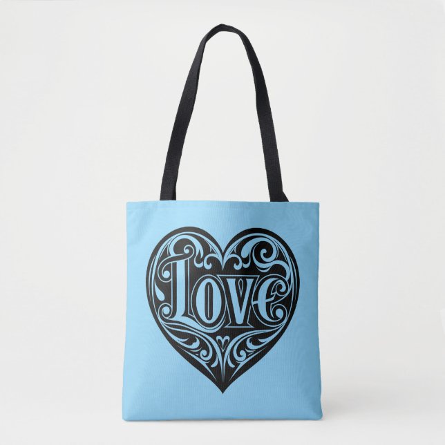 Love  tote bag (Front)