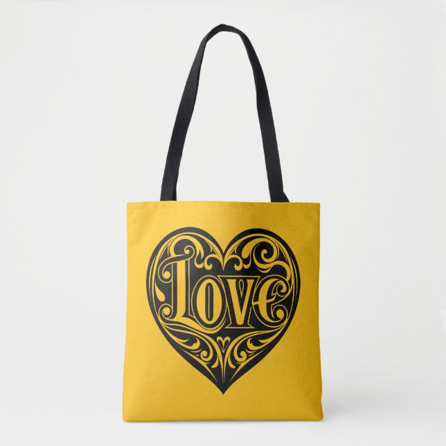 Love  tote bag (Front)