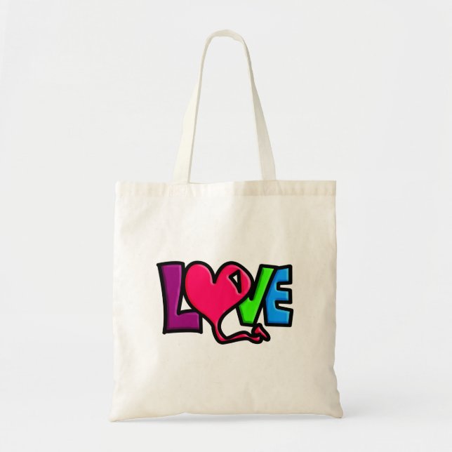 Love  tote bag (Front)
