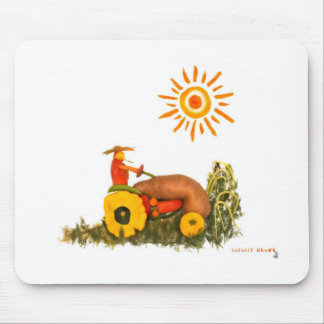 LOVE Tractor Mouse Mat
