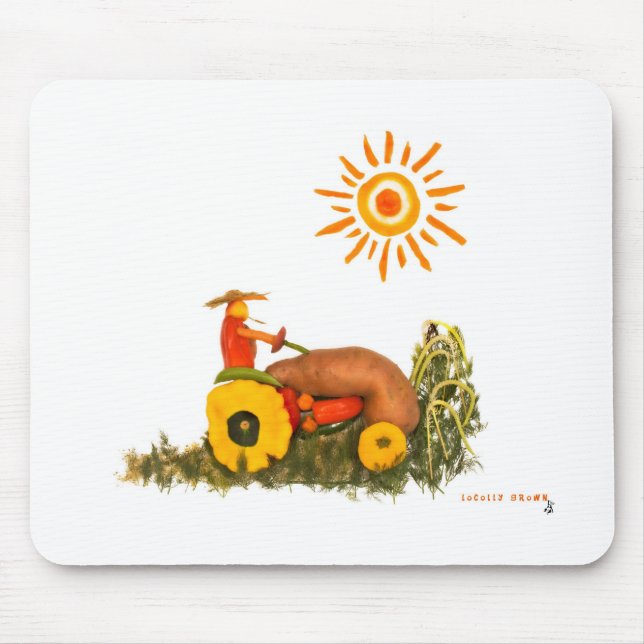 LOVE Tractor Mouse Mat (Front)
