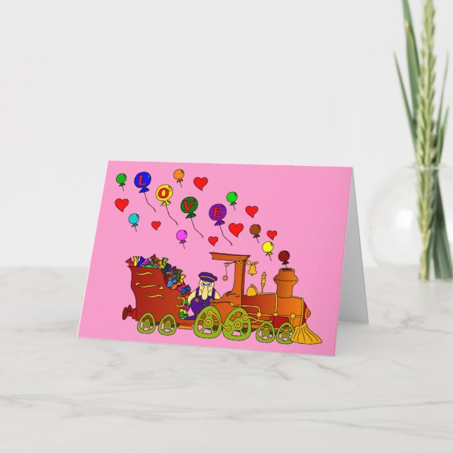 Love Train Holiday Card (Front)