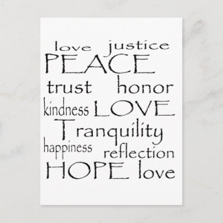 Love Tranquillity Postcard
