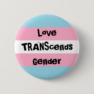 Love TRANScends Gender Button