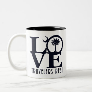LOVE Travelers Rest 11oz Two-Tone Coffee Mug
