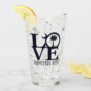 LOVE Travelers Rest 11oz Two-Tone Coffee Mug Glass