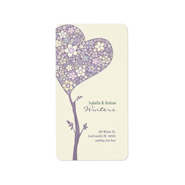 LOVE TREE Address Label (Front)