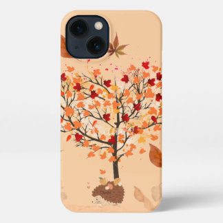 Love tree autumn iPhone case