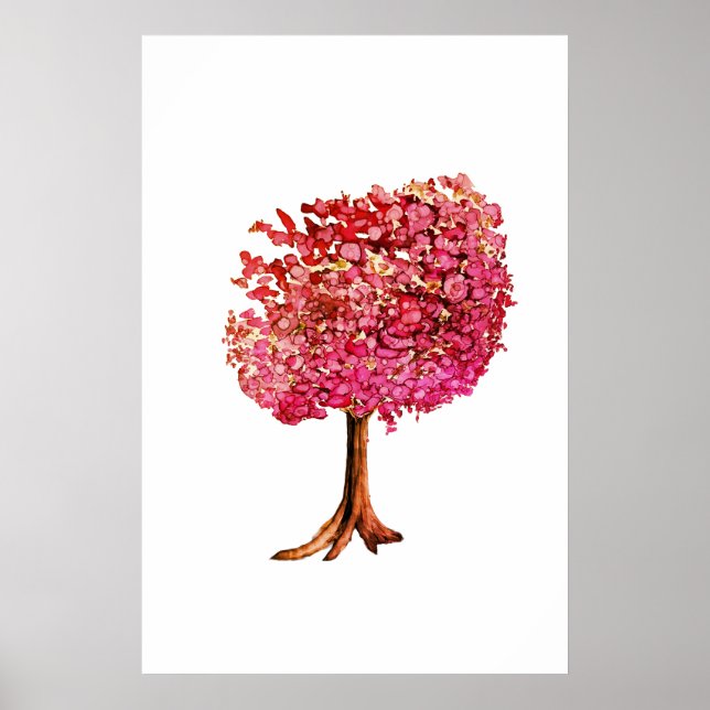 Love Tree Cherry Blossom Poster (Front)