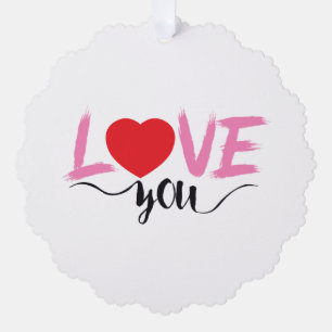 Love Tree Decoration Card
