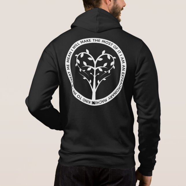 love tree extraordinary machine hoodie (Back)