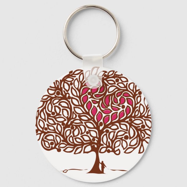Love Tree Key Ring (Front)