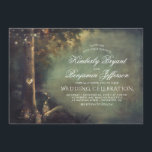 Love Tree Mason Jar Lights Rustic Woodland Wedding Invitation<br><div class="desc">Tree heart,  string lights,  firefly mason jars the one of the kind rustic woodland wedding invitations</div>