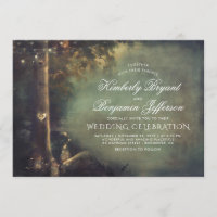 Love Tree Mason Jar Lights Rustic Woodland Wedding