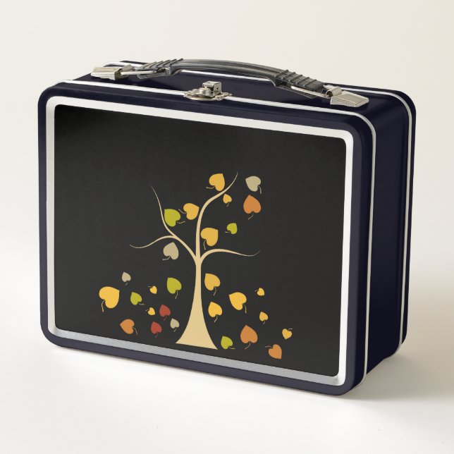 Love Tree Metal Lunch Box (Front)