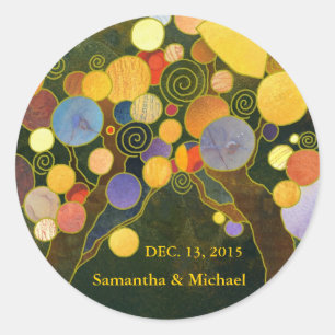 Love Trees Wedding Invitation Sticker