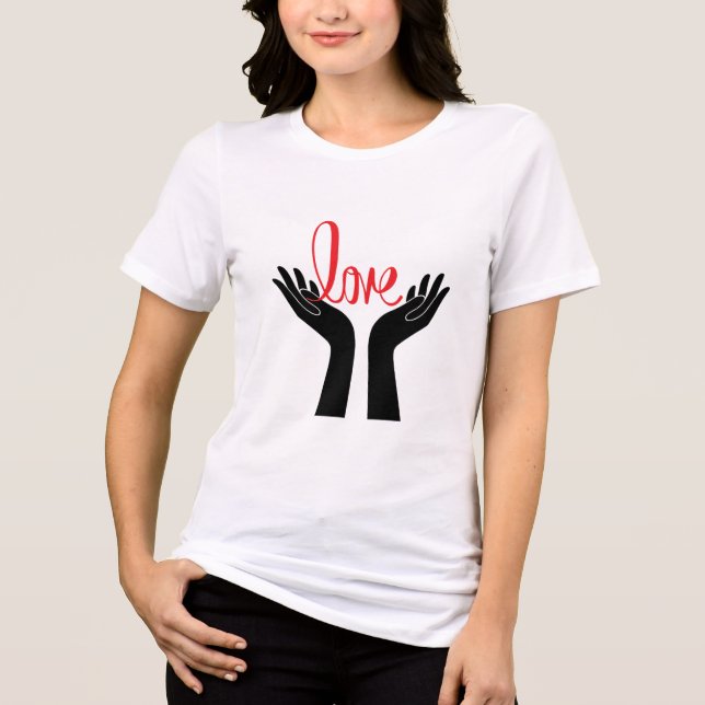 Love Tri-Blend Shirt (Front)