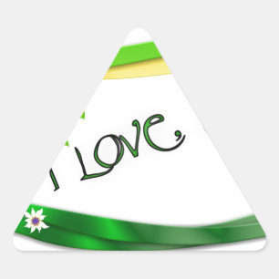 Love Triangle Sticker