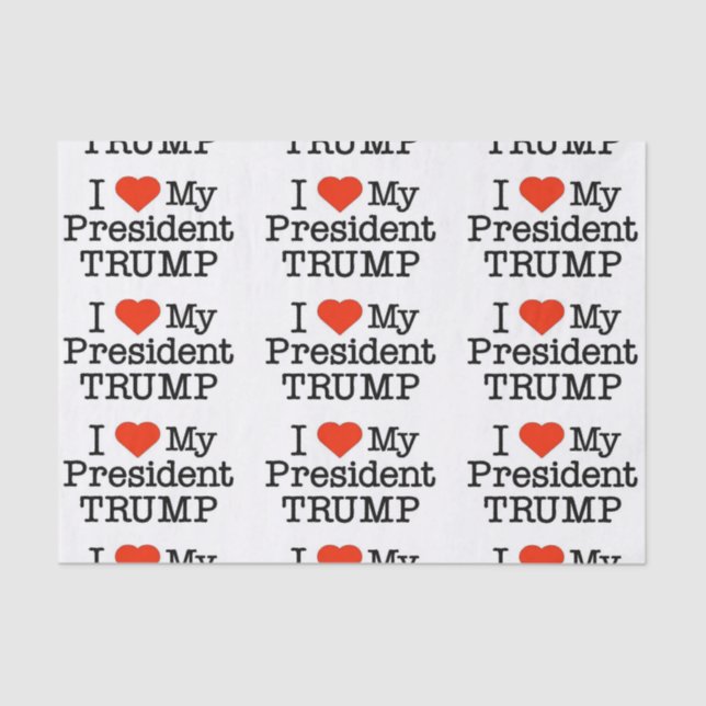 Love Trump Tissue Paper (Front)