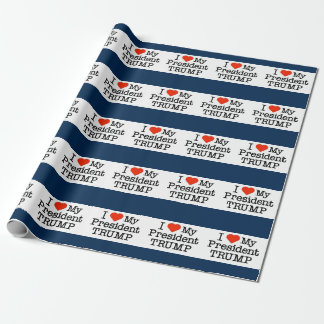 Love Trump Wrapping Paper