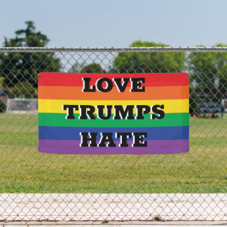 Love Trumps Hate Banner
