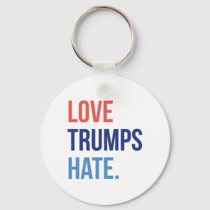 Love Trumps Hate Key Ring