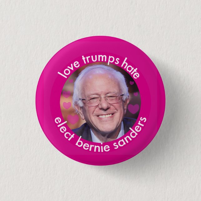 Love Trumps Hate (small) 3 Cm Round Badge (Front)