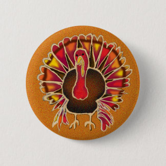 LOVE TURKEY by SHARON SHARPE 6 Cm Round Badge