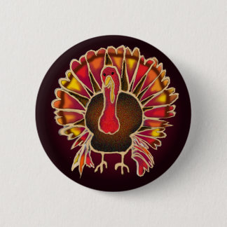LOVE TURKEY by SHARON SHARPE 6 Cm Round Badge